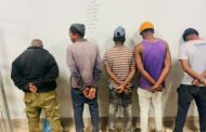 Five males arrested for the possession of substances suspected to be drugs and dealing in drugs