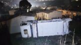 Bin Truck Overturns: Parkgate - KZN