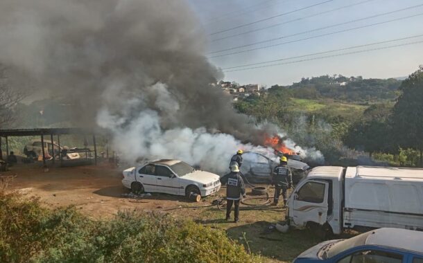 Five (5) Vehicles Gutted In Fire: Waterloo - KZN