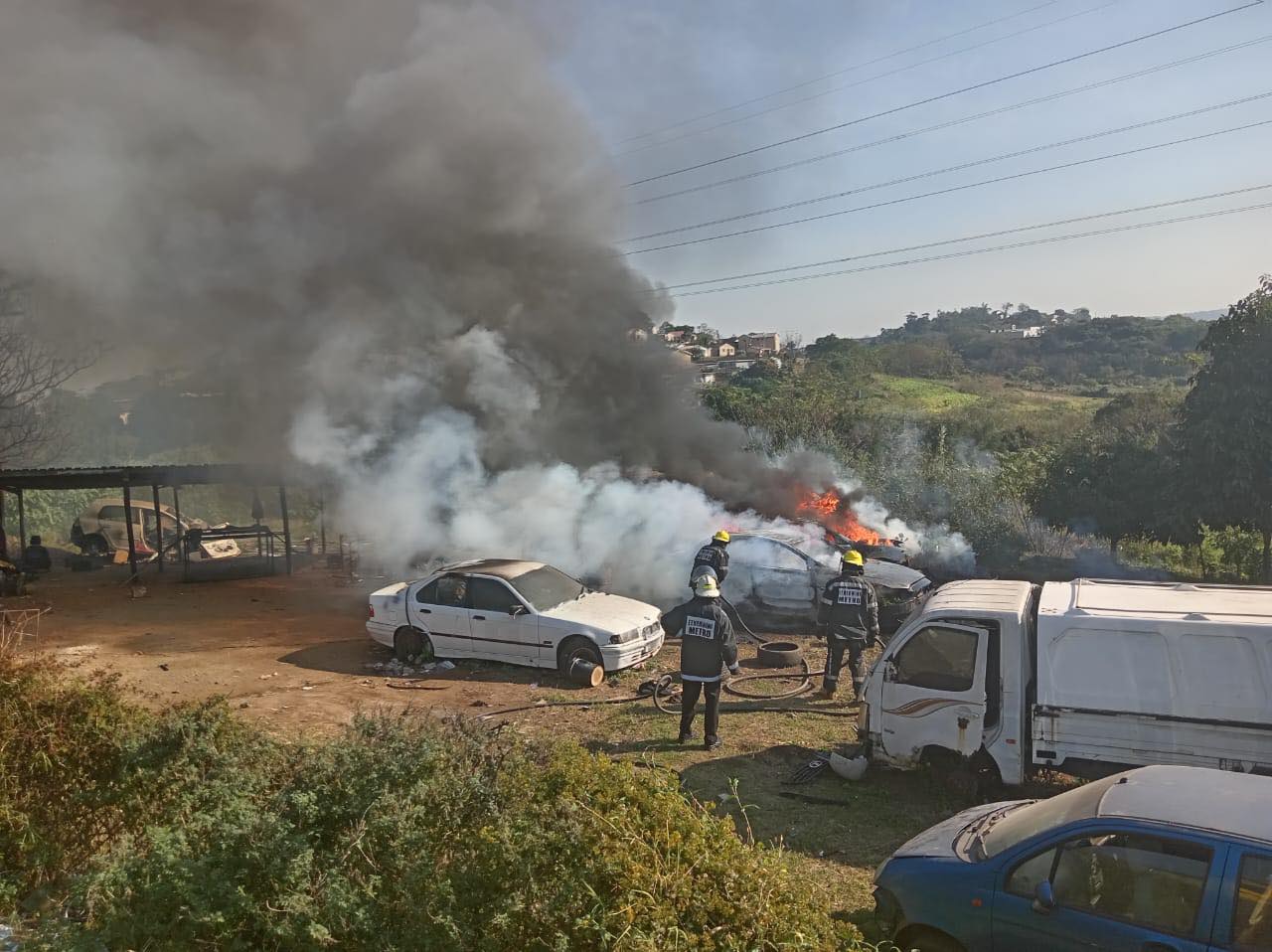 Five (5) Vehicles Gutted In Fire: Waterloo - KZN