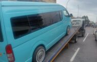 Vehicles impounded on Bertha Mkhize Road in the Durban CBD for obstructing the flow of traffic