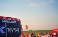 Air evacuation after collision involving a car and a motorcycle on the N7 before the R304