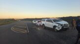 Fortunate escape from injury in a collision on the MR559 at the Portnet Turn-off