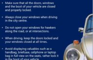 Police issue safety tips to prevent smash-and-grab incidents
