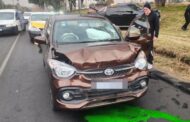 Collision at an intersection in Franklin D. Roosevelt Park