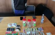 Officers confiscated R20 0000 worth of cannabis and cannabis infused products in the Boksburg area