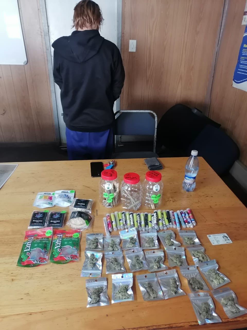 Officers confiscated R20 0000 worth of cannabis and cannabis infused products in the Boksburg area