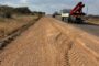 Shoulder repair work on Road D2534 located in the Sekhukhune District