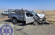 Head-on collision on the N6 close to Reddersburg