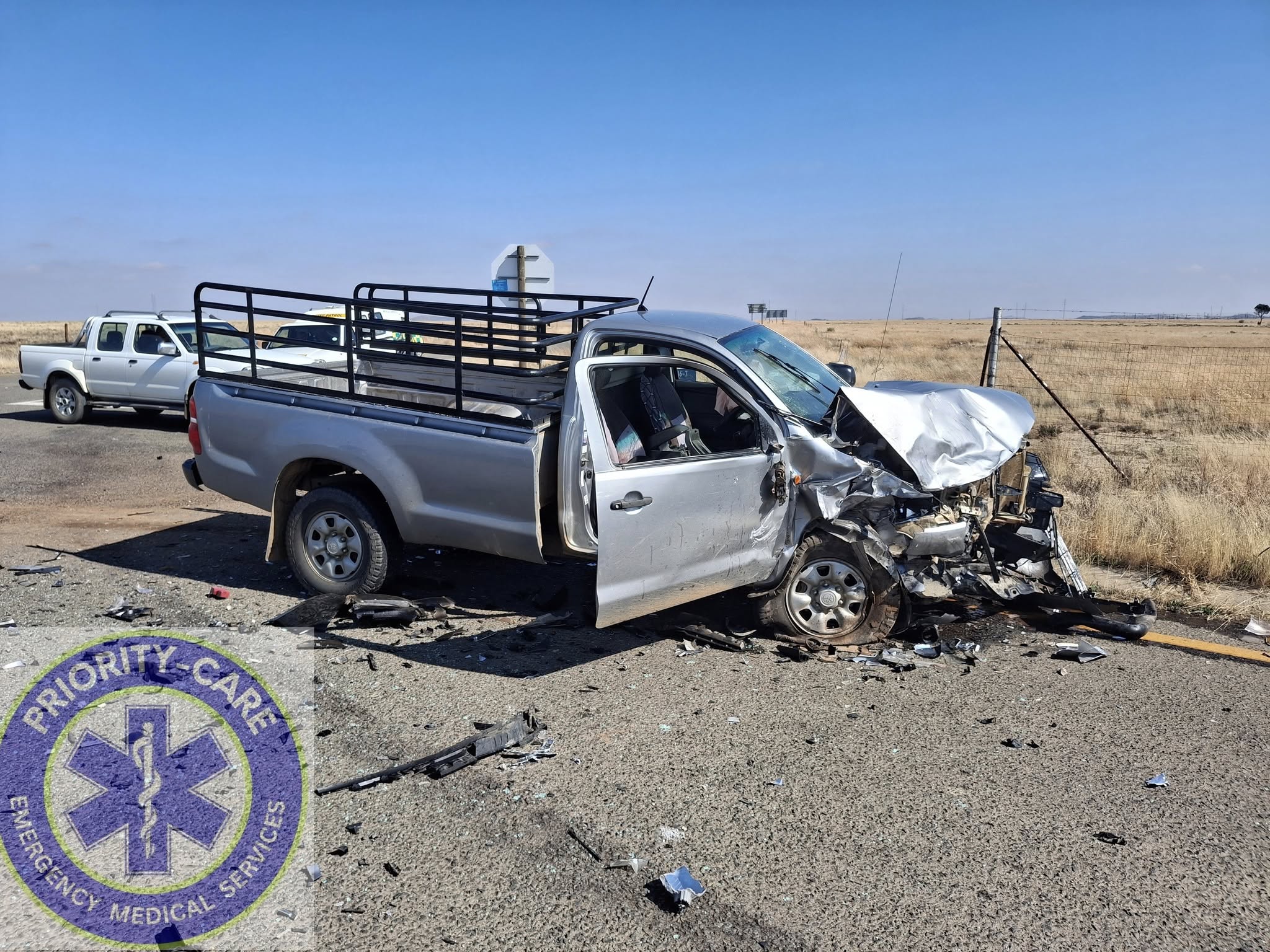 Head-on collision on the N6 close to Reddersburg