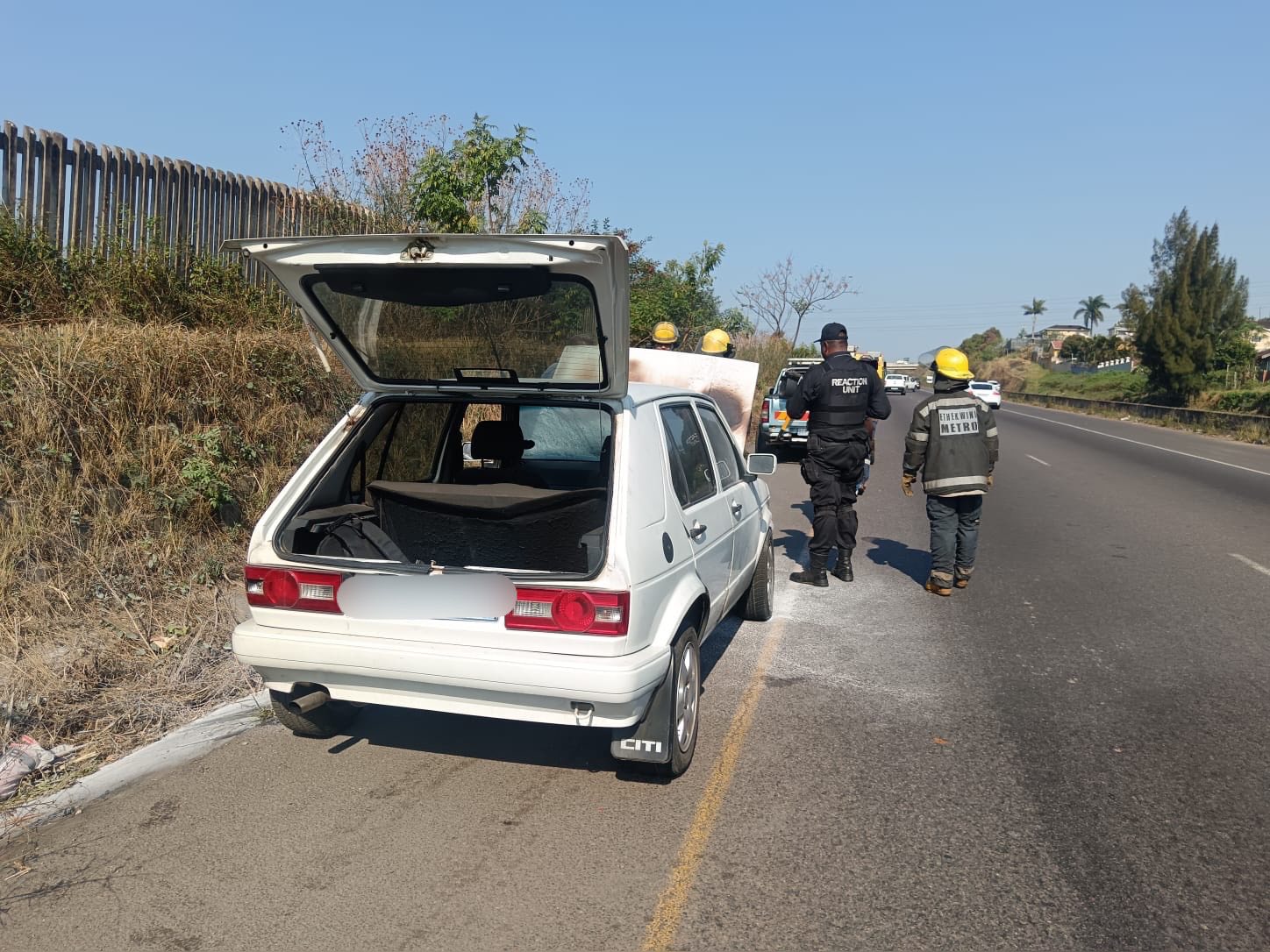 Vehicle Catches Alight During Test Drive: R102 Cornubia - KZN