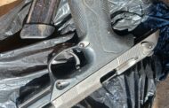 Police arrested a suspected illegal miner after he was found with an unlicensed firearm and scores of ammunition