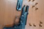 Police detain a suspect for the possession of drugs and prohibited firearm and ammunition