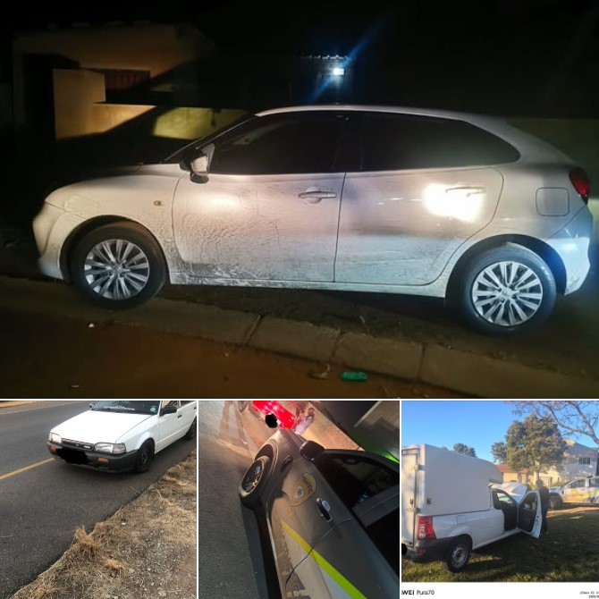 Stolen and hijacked vehicles recovered in Ekurhuleni