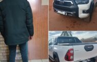 Police arrest a 42-year-old man for possession of suspected stolen vehicle