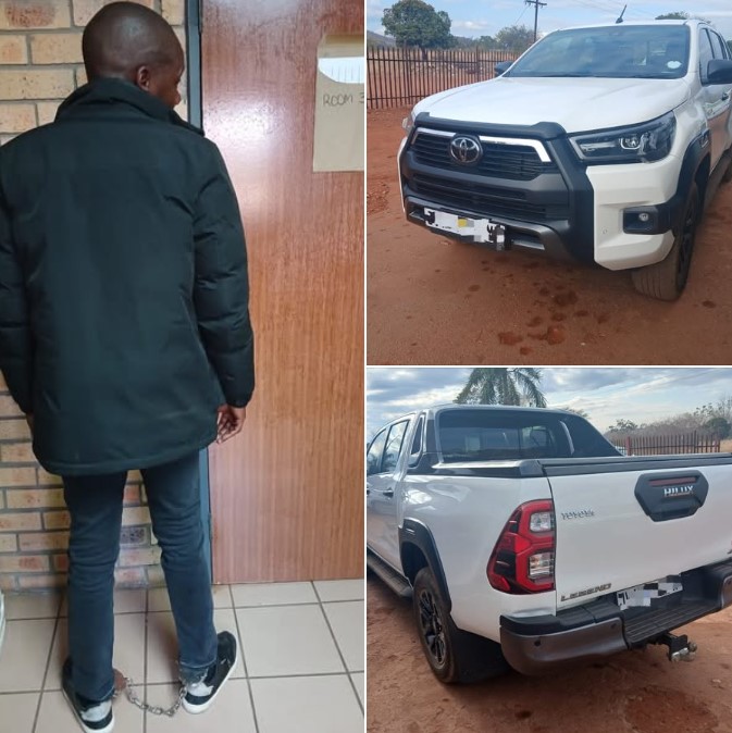 Police arrest a 42-year-old man for possession of suspected stolen vehicle
