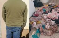 During operation Vala Umgodi, a male suspect was nabbed in possession of game meat