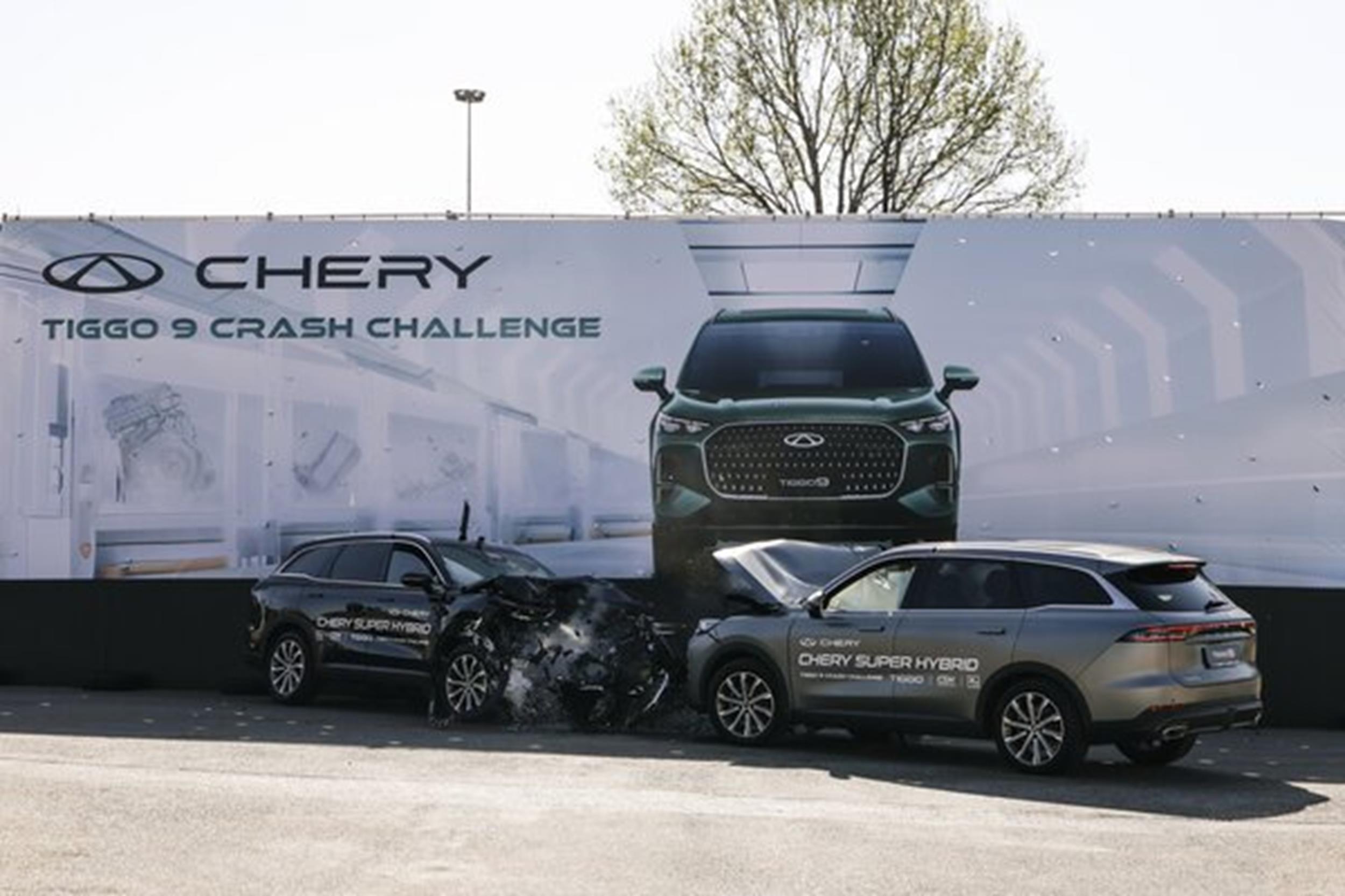 Tiggo 9 passes Africa's first dual-vehicle collision safety test with flying colours