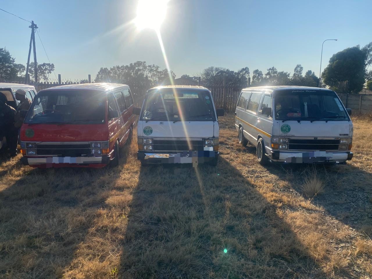 Eighteen unroadworthy taxis impounded in the Befordview Area