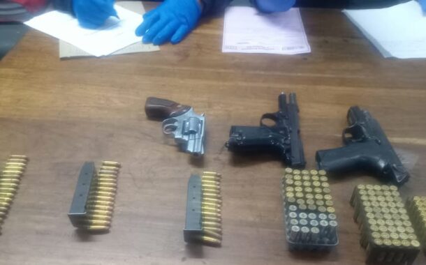 Man arrested on firearm charges at a residence in Herschell Street, Ruyterwacht
