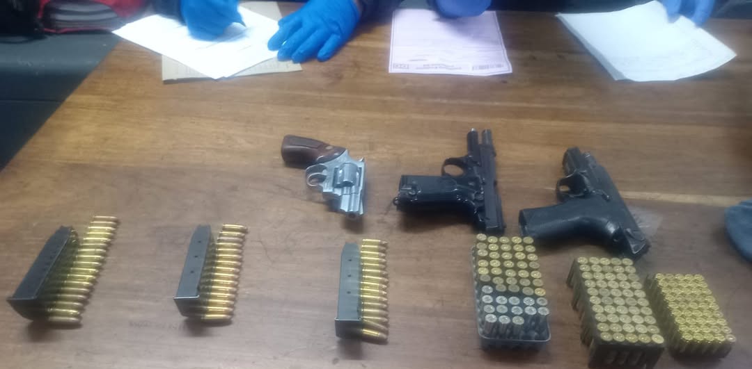 Man arrested on firearm charges at a residence in Herschell Street, Ruyterwacht
