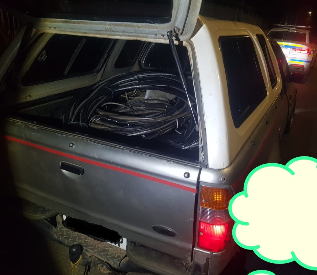 Two men arrested in possession of suspected stolen property