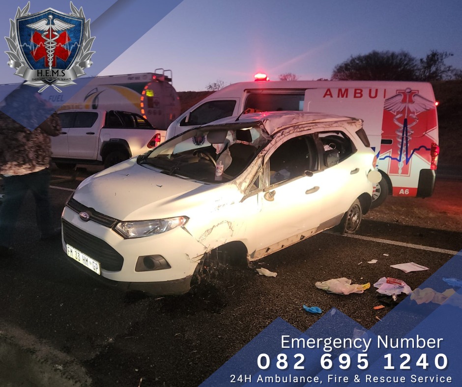 One person injured in a single-vehicle crash on the N4