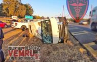 Taxi rollover on the N4 highway near Simon Vermoten