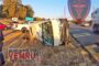 Taxi rollover on the N4 highway near Simon Vermoten