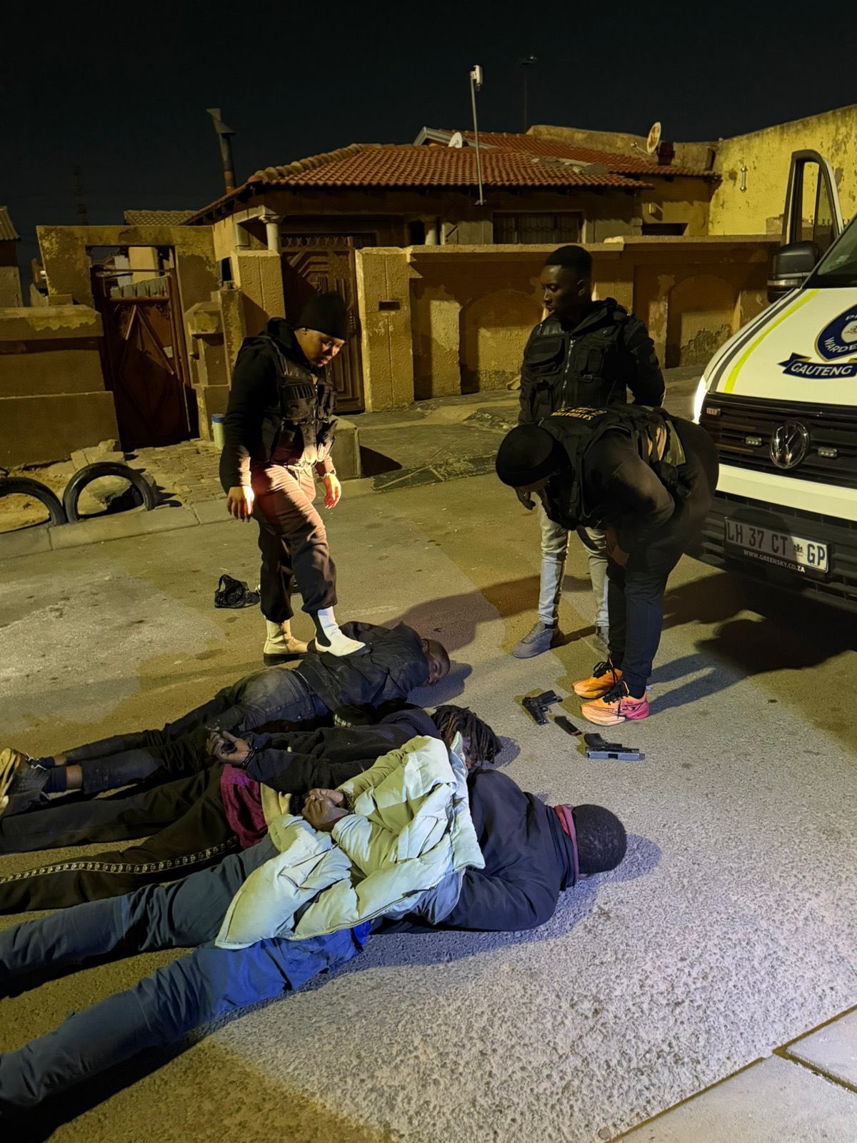 Drugs, dangerous weapons & stolen firearm recovered in Tembisa