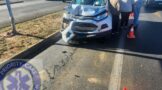 Collision on Curie Avenue close to Olive Grunter intersection in Bloemfontein