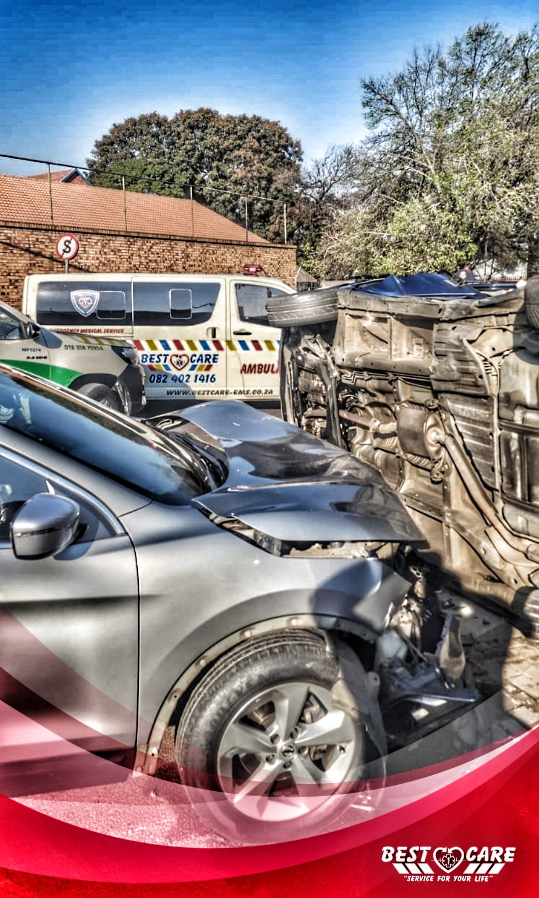 One person injured in a collision on Flower & Paul Kruger Streets