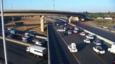 Traffic delays after a collision on the R24 direction east, at the Gilloolys interchange