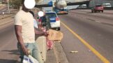 Reminder that walking or hitchhiking on a freeway is a criminal offense and poses a serious risk to both pedestrians and motorists
