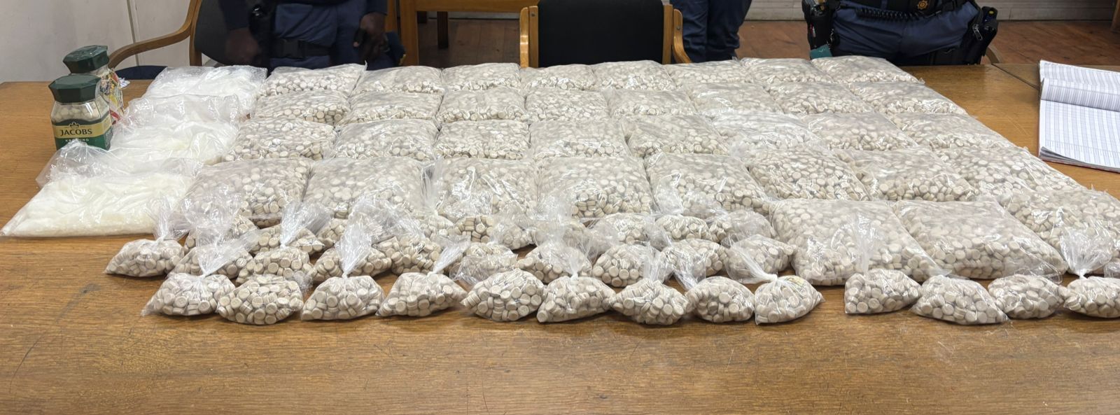 Police seize a consignment of drugs as well as an unlicensed and an imitation firearm