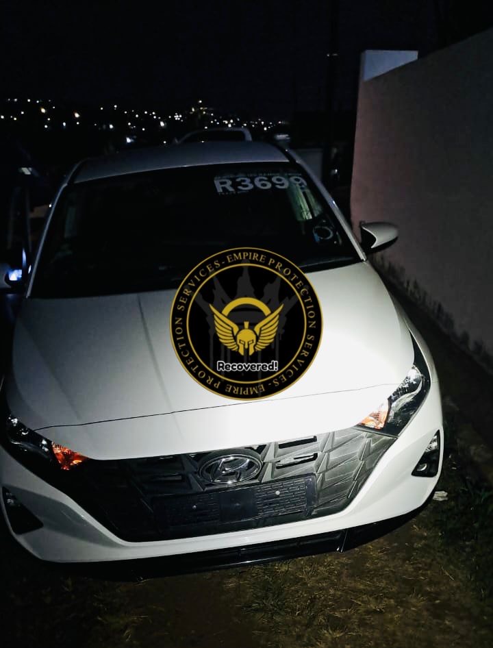Hijacked Hyundai I20 Recovered Successfully After Being Taken By Armed Suspects In Verulam-KZN