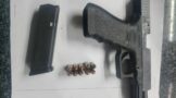 Suspect found in possession of unlicensed firearm and ammunition