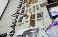 Police teams discovered an arms cache on the Cape Flats