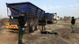 Truck and trailers hijacked in Mpumalanga and escorted by a Mercedez Benz is recovered in Reiger Park
