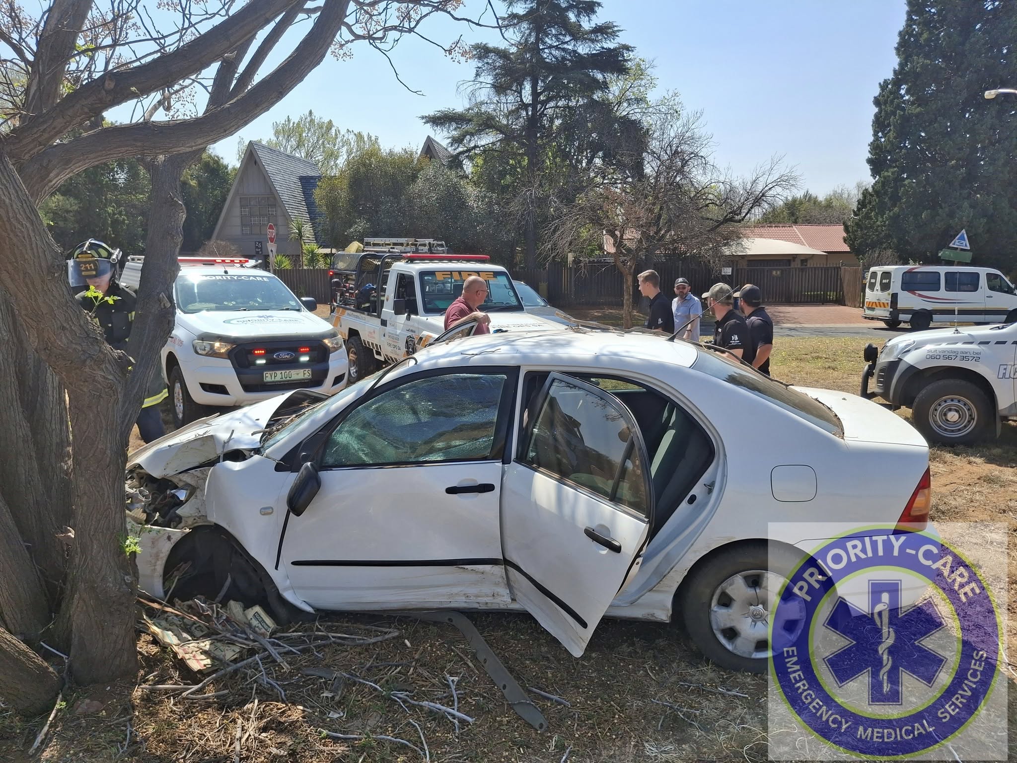 Collision on Bolt street in Fichardpark, Bloemfontein