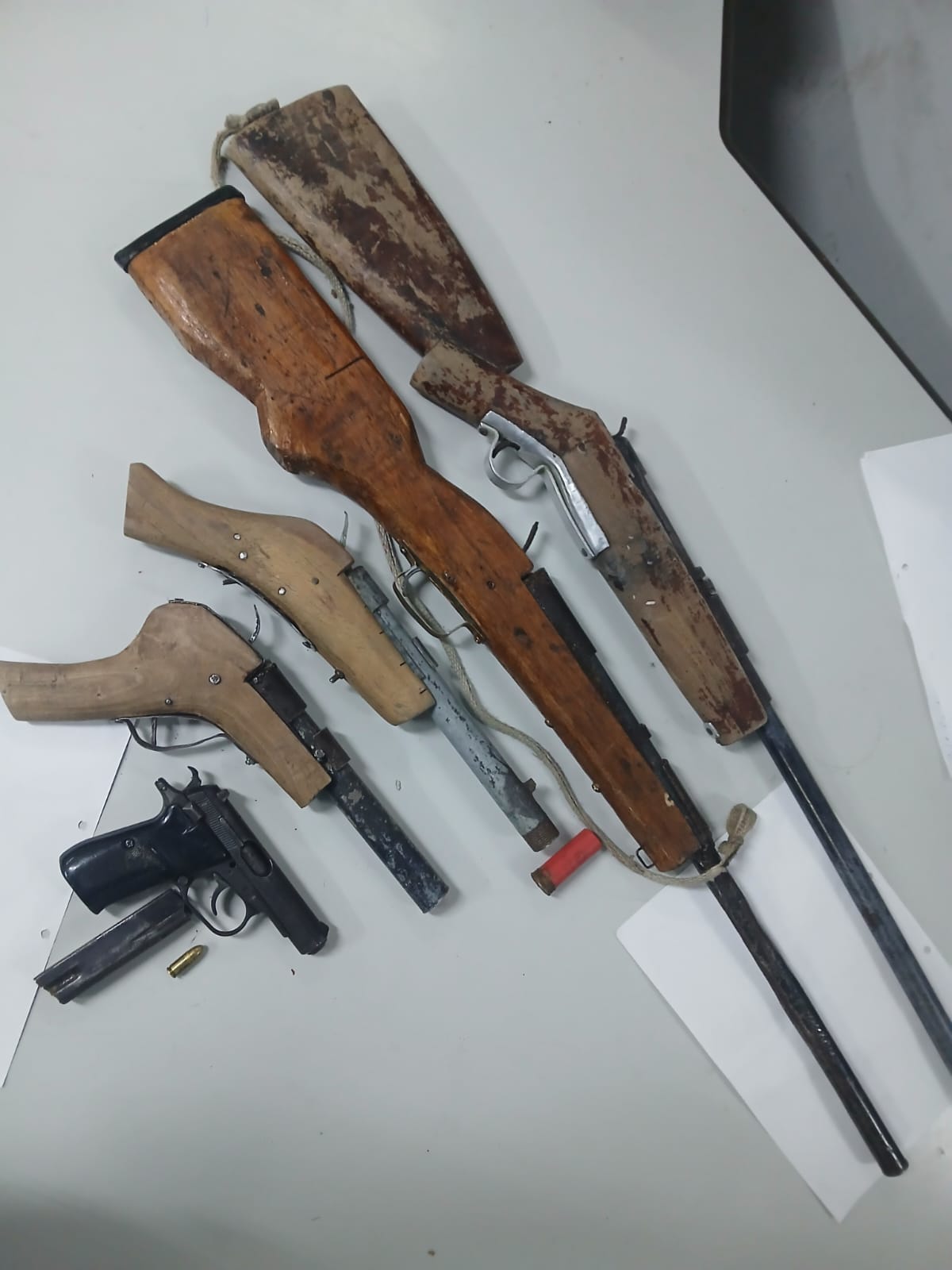 29-year-old male suspect arrested for possession of prohibited firearms