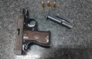 Suspect faces charges for the illegal possession of a firearm and ammunition