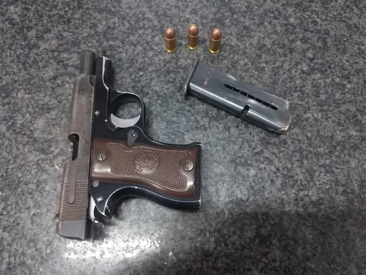 Suspect faces charges for the illegal possession of a firearm and ammunition