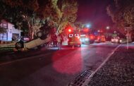 Vehicle rollover at the corner of Suikerbossie Road & Parys Road, Bellville