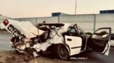 Five injured in a road crash at the Bofors Circle, Goodwood