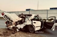 Five injured in a road crash at the Bofors Circle, Goodwood