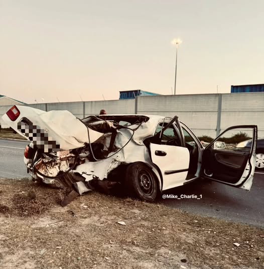 Five injured in a road crash at the Bofors Circle, Goodwood