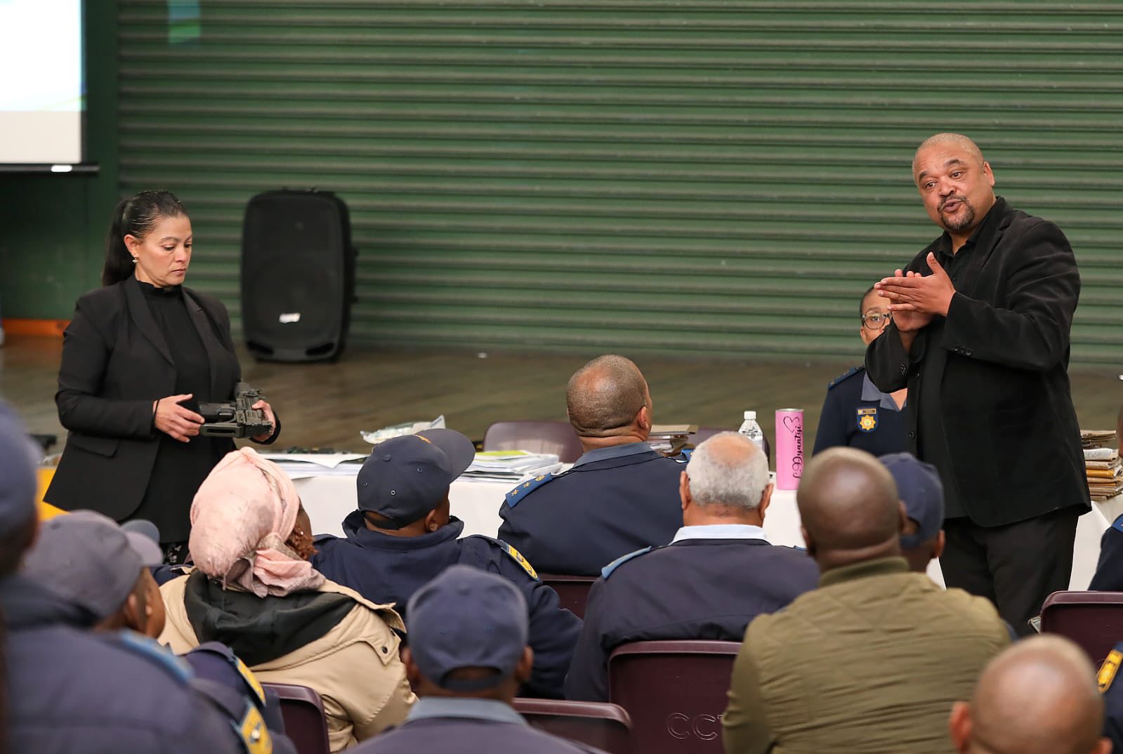 Comprehensive firearms training work session held at SAPS Browns Farm in Cape Town