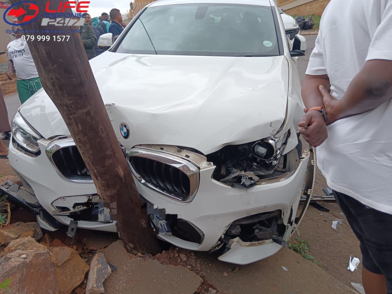 Collision on the intersection of Sheringham road and West Road, Overport