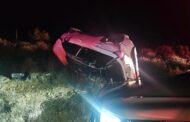 Five injured in a vehicle rollover between George and Oudtshoorn